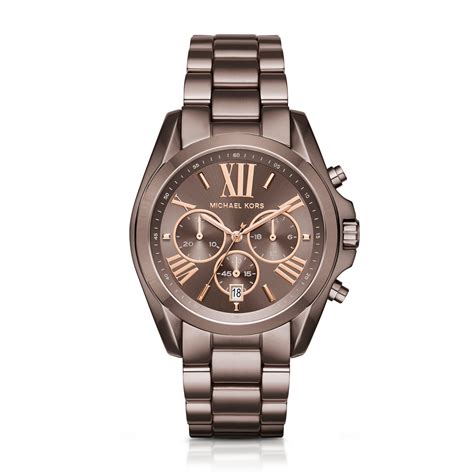 michael kors womens oversized bradshaw sable tone ip watch china|Michael Kors bradshaw watches.